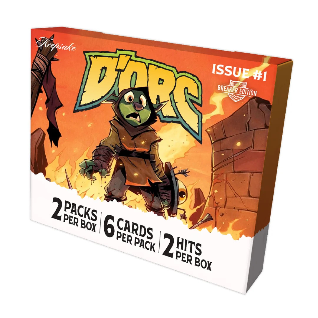 2026 D'ORC ISSUE #1 KEEPSAKE PREMIER BREAKER BOX - SEALED - 2 PACKS 2026 D'ORC ISSUE #1 KEEPSAKE PREMIER BREAKER BOX - SEALED - 2 PACKS