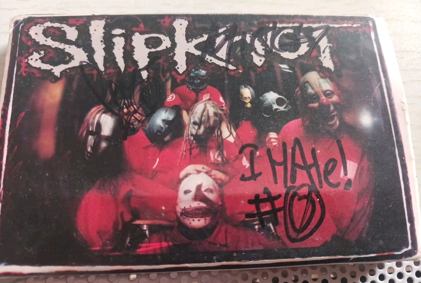 SLIPKNOT SIGNED Debut Spit it Out Single Cassette Tape Signed by Paul Gray +   