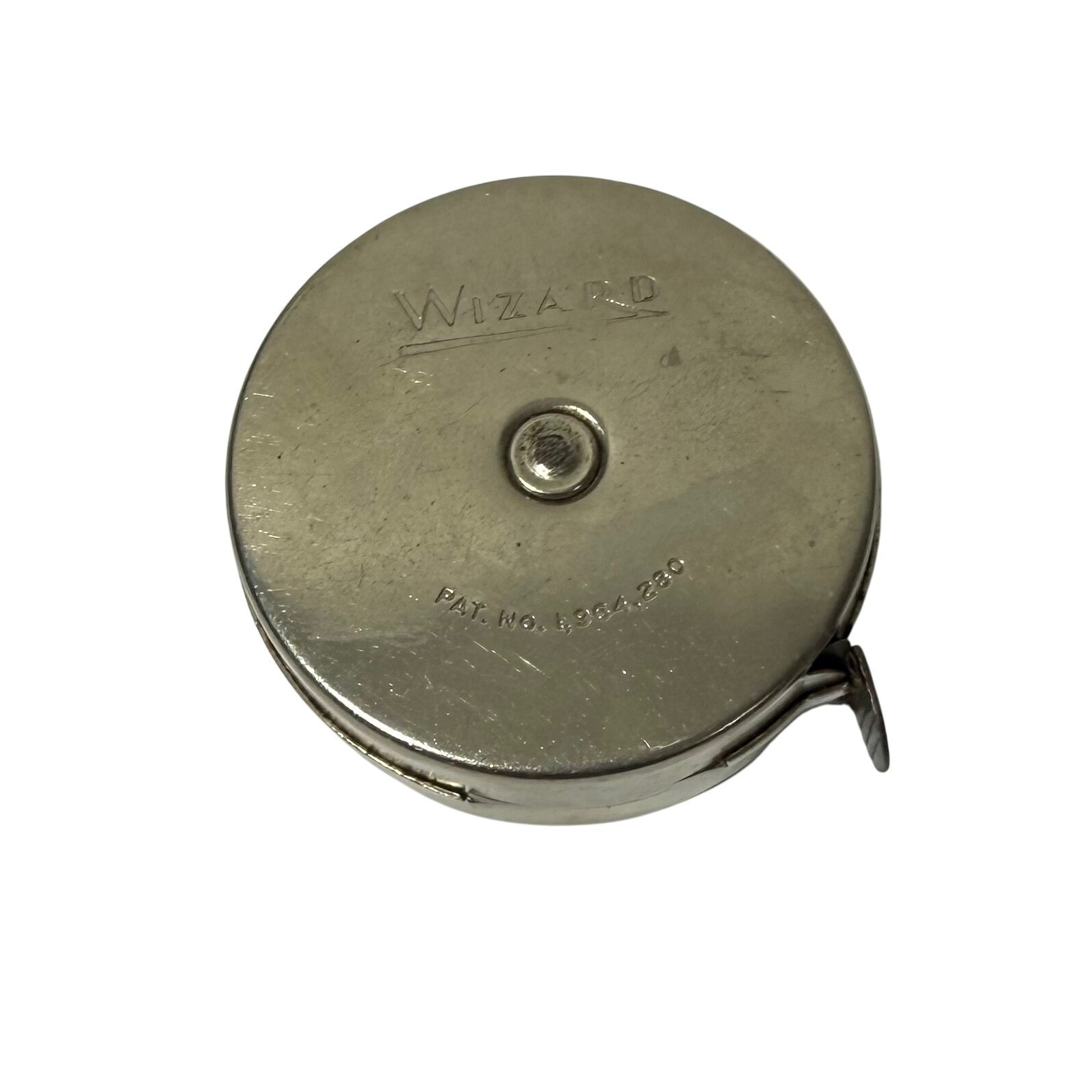 Vintage Lufkin Rule Co Wizard Metal Tape Measure Made in USA Pat 1964280 Silver