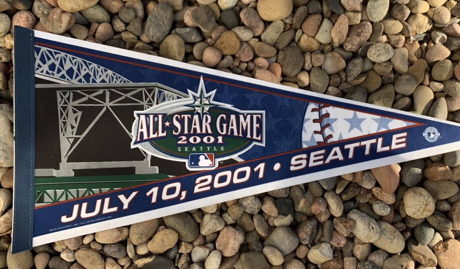 MLB 2001 All Star Game Pennant. Seattle Mariners. Good Condition