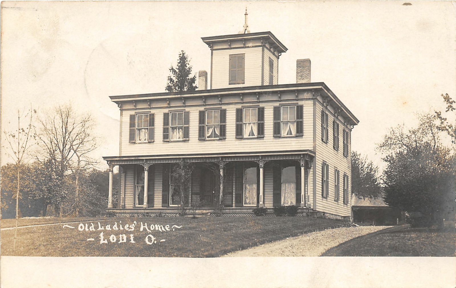 F70/ Lodi Ohio RPPC Postcard Medina Co 1907 Old Ladies Home 8 F70/ Lodi Ohio RPPC Postcard Medina Co 1907 Old Ladies Home 8