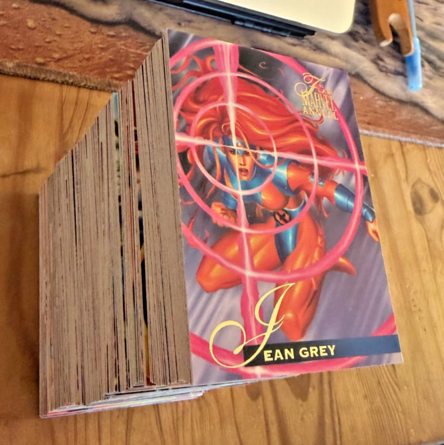 1995 FLAIR MARVEL ANNUAL 150 Card Complete SET SPIDER-MAN DEADPOOL AVENGERS ++++ 1995 FLAIR MARVEL ANNUAL 150 Card Complete SET SPIDER-MAN DEADPOOL AVENGERS ++++