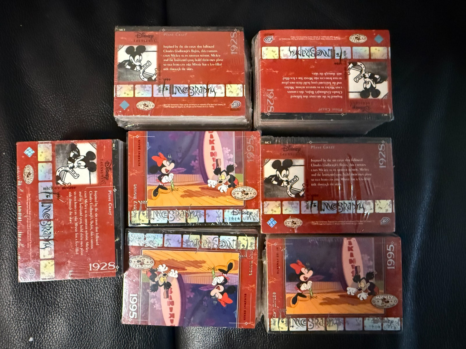 Disney Treasures Lot of 7 Sealed Packs of Cards RARE HTF MINT Disney Treasures Lot of 7 Sealed Packs of Cards RARE HTF MINT