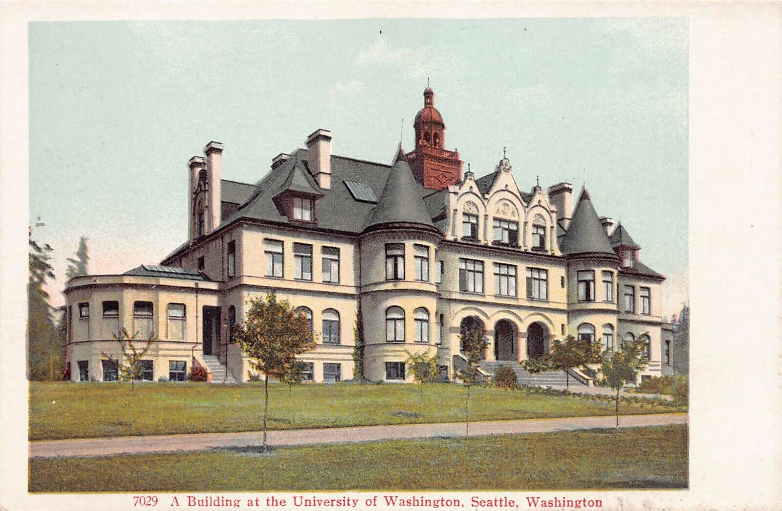 University of Washington, Seattle, Washington, Early Postcard, Unused 