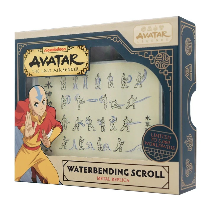 Avatar: The Last Airbender - Waterbending Scroll Limited Edition Metal Replica Avatar: The Last Airbender - Waterbending Scroll Limited Edition Metal Replica
