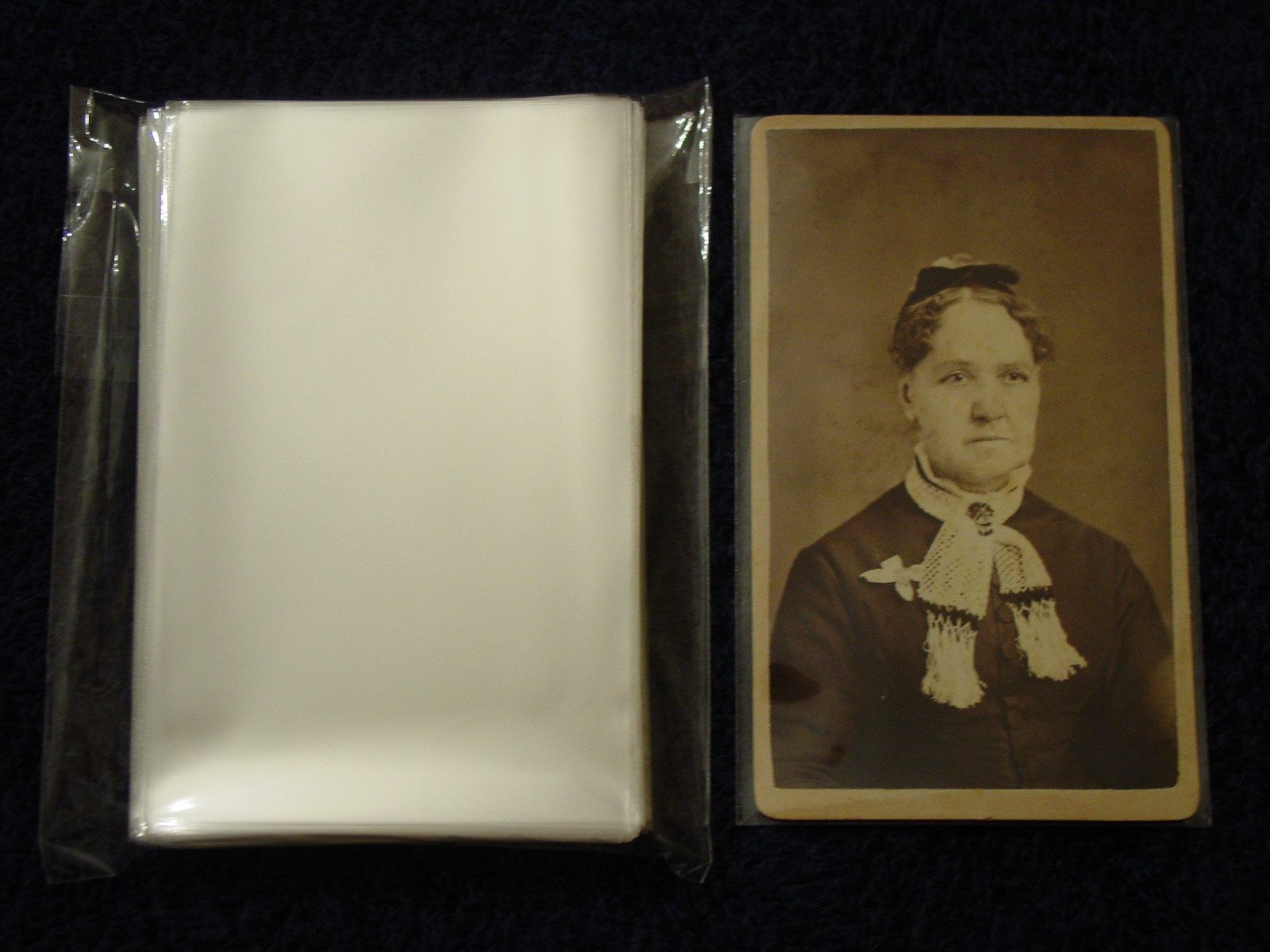 100 CDV Carte De Visite Photo SLEEVES Pack/Lot ARCHIVAL SAFE Quality 1.5mil Poly 100 CDV Carte De Visite Photo SLEEVES Pack/Lot ARCHIVAL SAFE Quality 1.5mil Poly