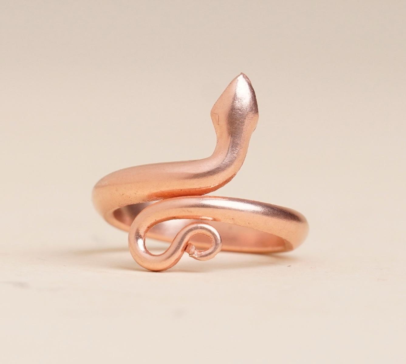 Isha Life Consecrated Copper Ring Sarpa Sutra Snake Rings Large Size Isha Life Consecrated Copper Ring Sarpa Sutra Snake Rings Large Size