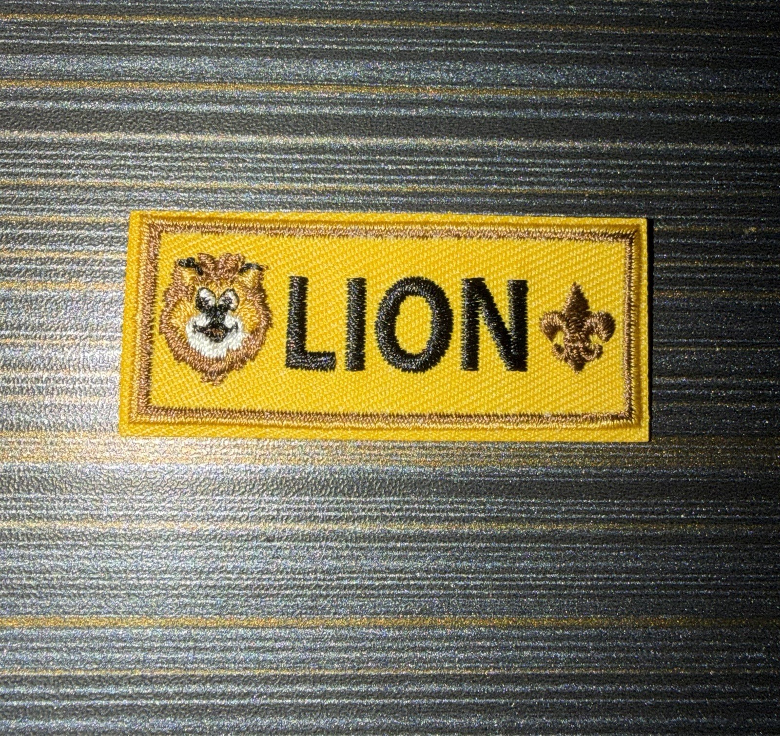 BSA Cub Scout Lion Rank Patch Boy Scouts Of America Rectangular Discontinued New BSA Cub Scout Lion Rank Patch Boy Scouts Of America Rectangular Discontinued New