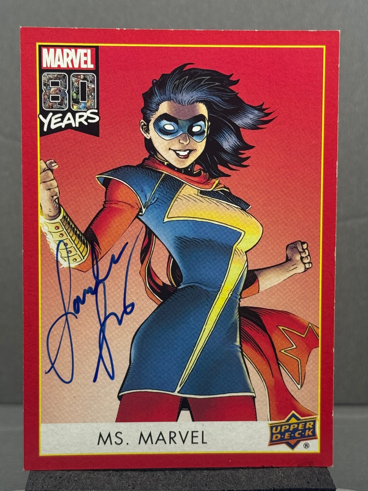 2019 Marvel 80th Ms Marvel #194 Sandra Saad Signed Auto JSA Witnessed 2019 Marvel 80th Ms Marvel #194 Sandra Saad Signed Auto JSA Witnessed