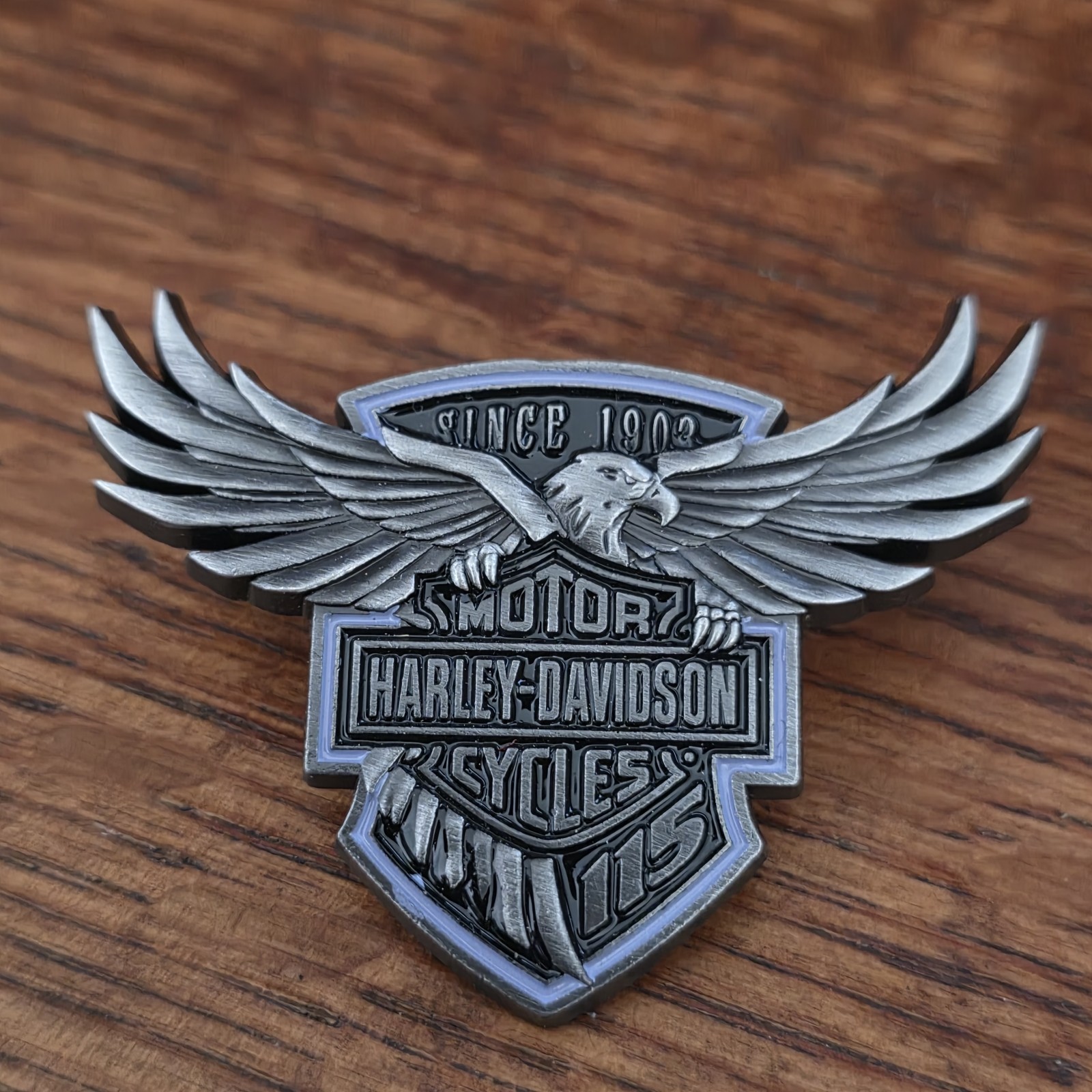 Harley-Davidson 115th ANNIVERSARY PIN SOARING EAGLE BAR & SHIELD Since 1903