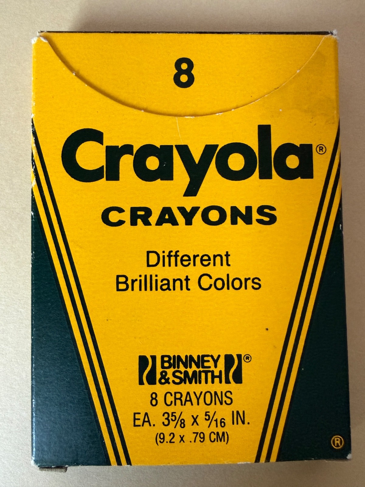 NOS Vintage Crayola 8 Count Crayons Binney & Smith Made in USA 1985 NOS Vintage Crayola 8 Count Crayons Binney & Smith Made in USA 1985