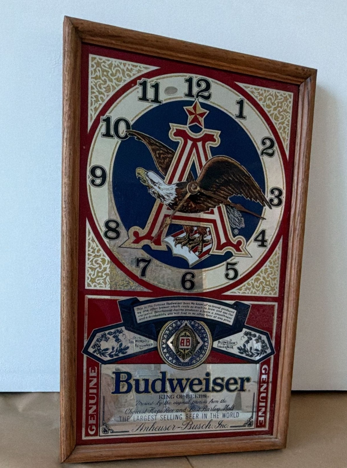 Vintage Anheuser Busch Budweiser Eagle A King of Beers *DOES NOT WORK* Vintage Anheuser Busch Budweiser Eagle A King of Beers *DOES NOT WORK*