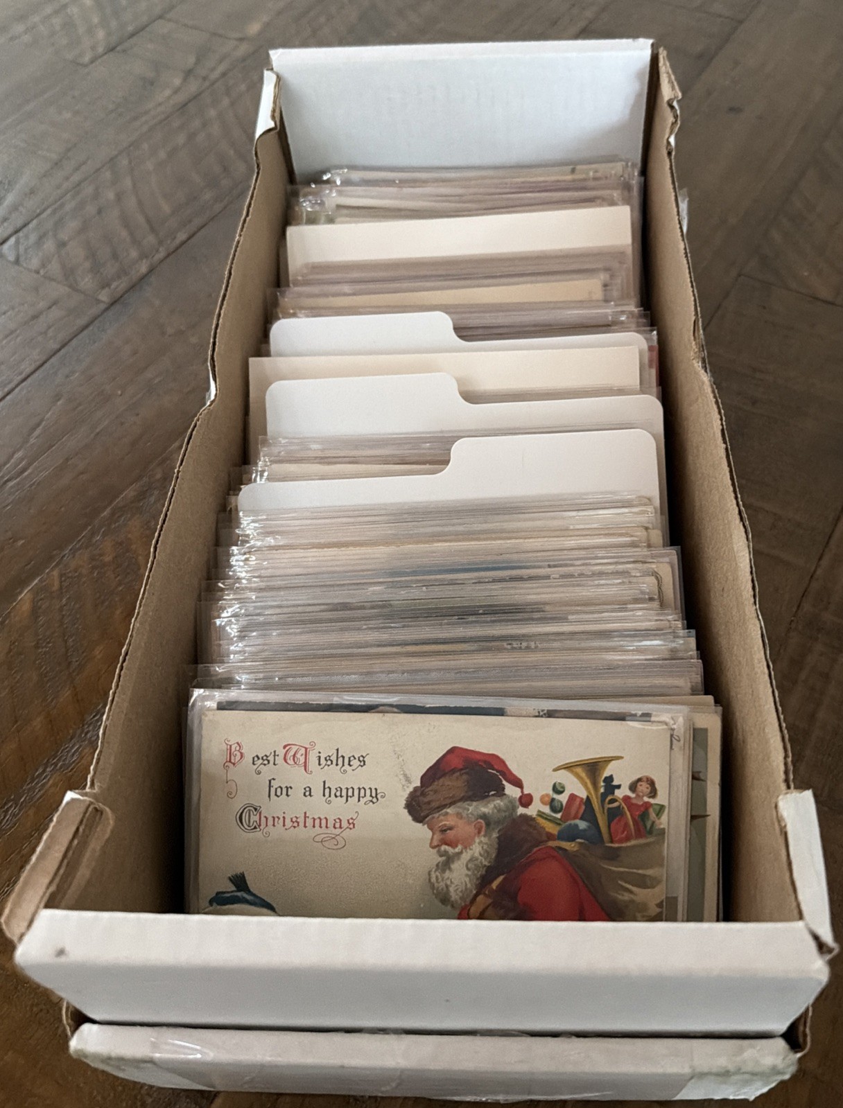 Huge Quality Lot of 300 Vintage Holidays Greetings Antique Postcards~4 Santa's 