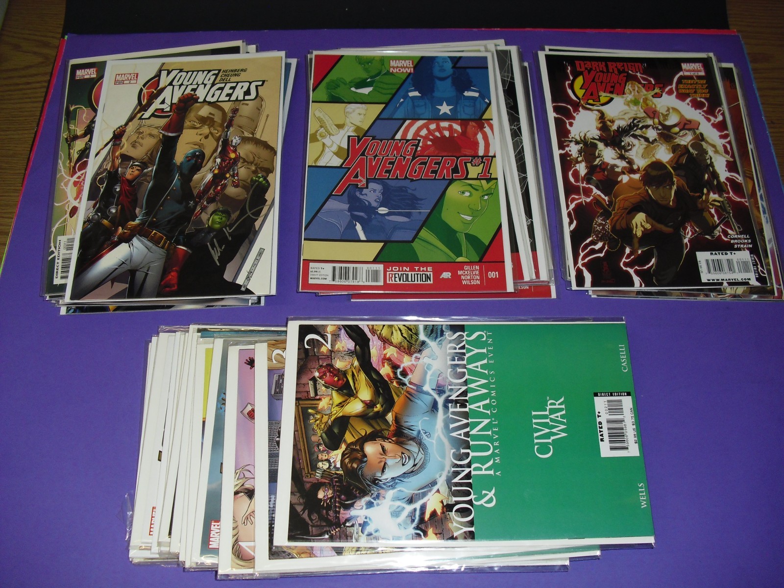 Lot of 42 Young Avengers comics most NM 2005 2013 series Dark Reign 1-5 2 3 4 6