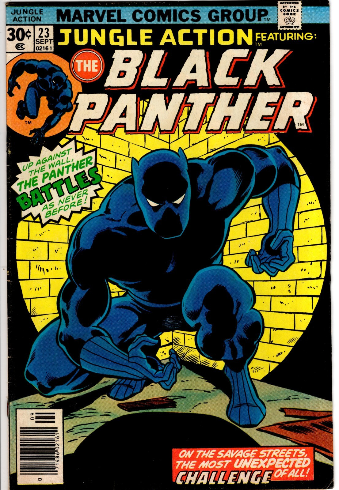 JUNGLE ACTION #23 (1976): John byrne cover: VG