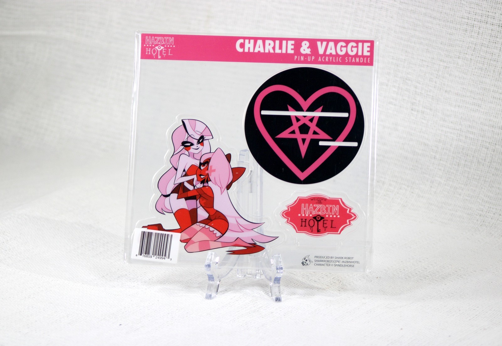 Pin Up Valentine Charlie + Vaggie Hazbin Hotel 2023 - Acrylic Standee - NEW Pin Up Valentine Charlie + Vaggie Hazbin Hotel 2023 - Acrylic Standee - NEW