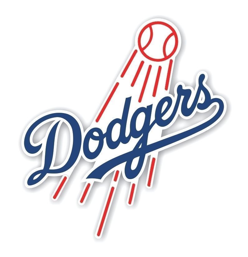 Dodgers Los Angeles Decal / Sticker Die cut