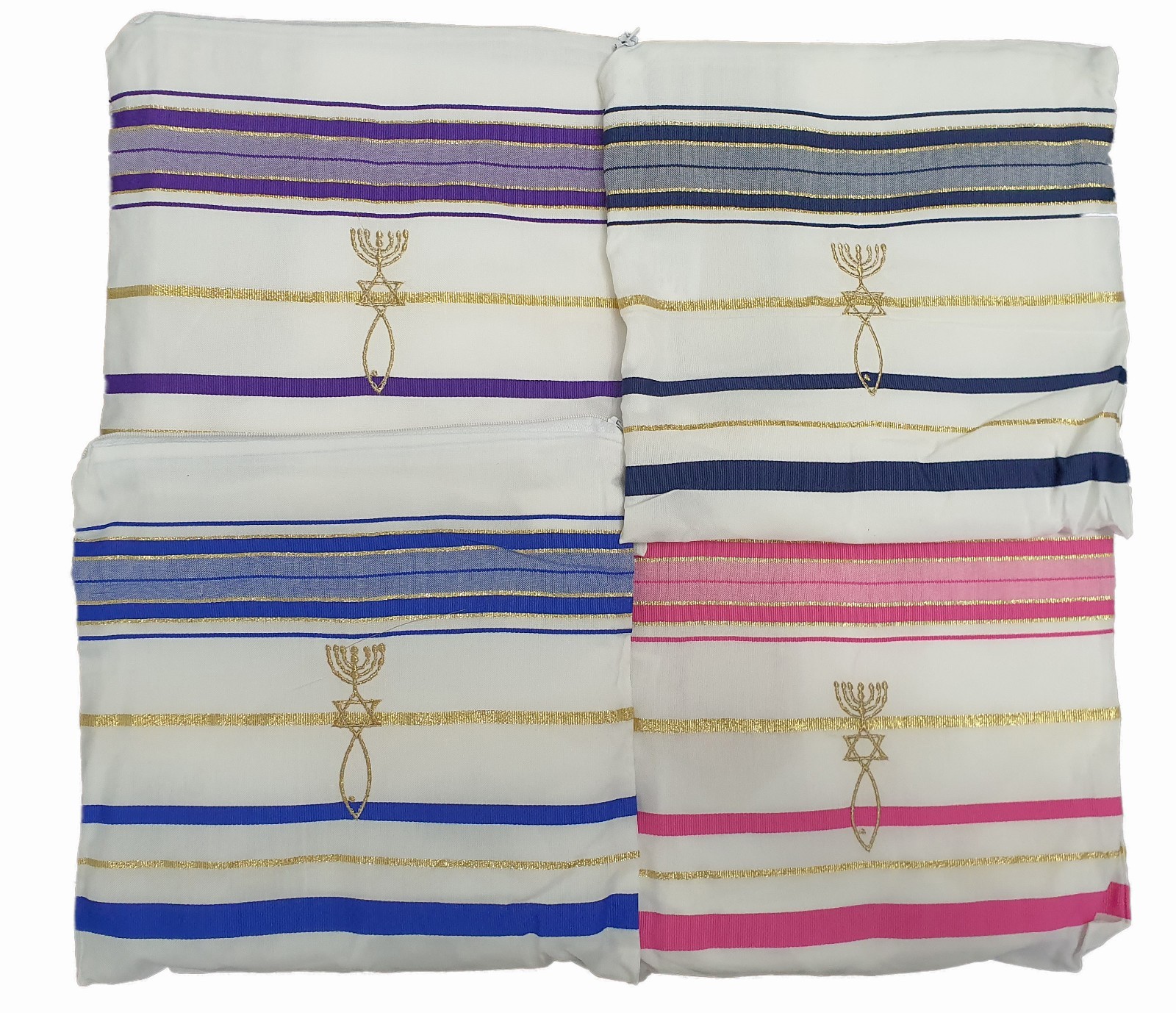 Set of 4 Messianic Tallits 22\