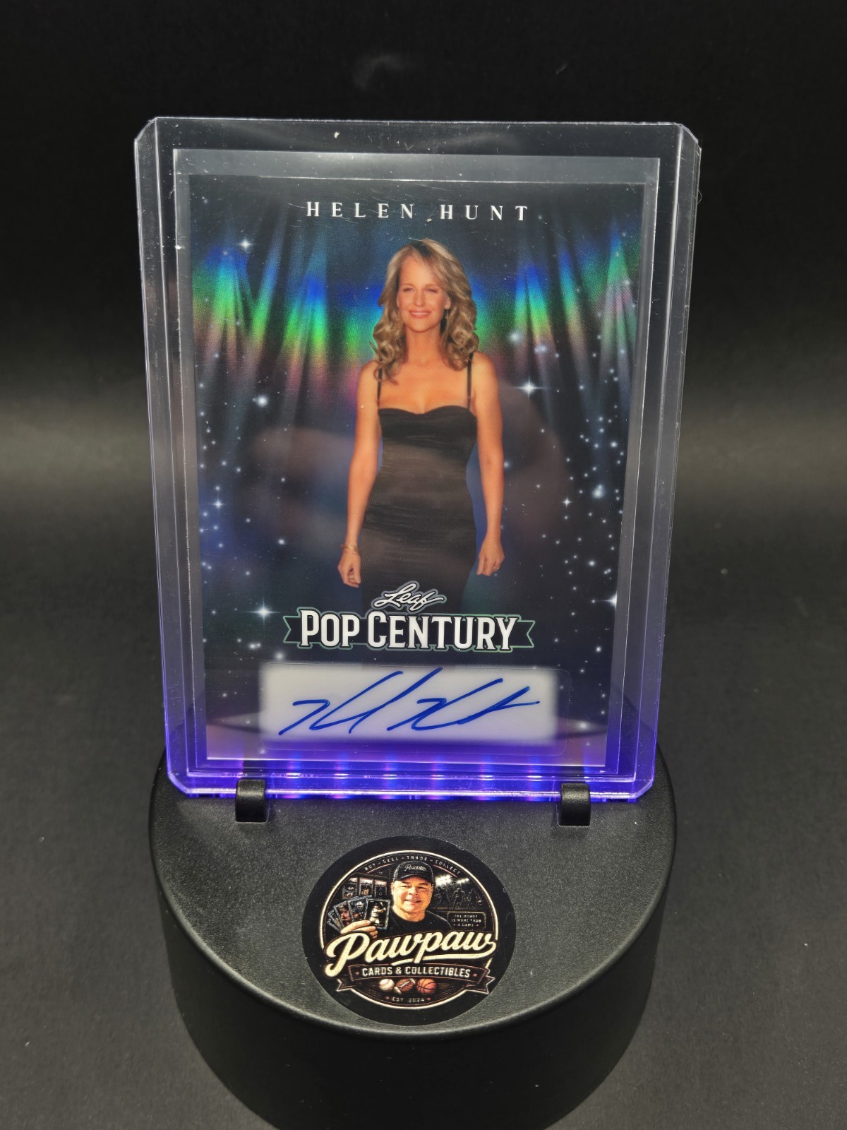 Helen Hunt 2026 Leaf Pop Century Blue Auto  Twister Cast Away Mad About You