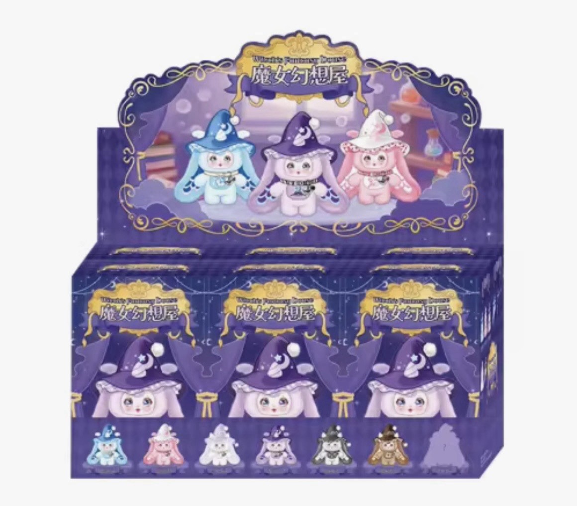 Yumi\'s Witch Fantasy House Series  Plush Blind Box Sealed Case Of 6