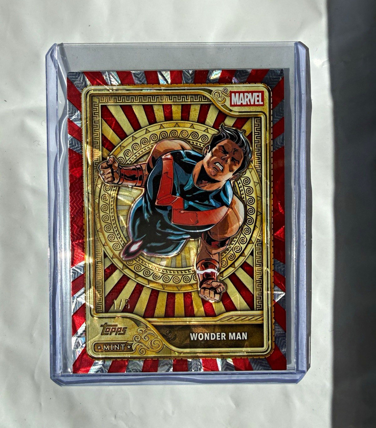 Topps 2026 Mint Marvel Wonder Man Numbered 1/5 Topps 2026 Mint Marvel Wonder Man Numbered 1/5