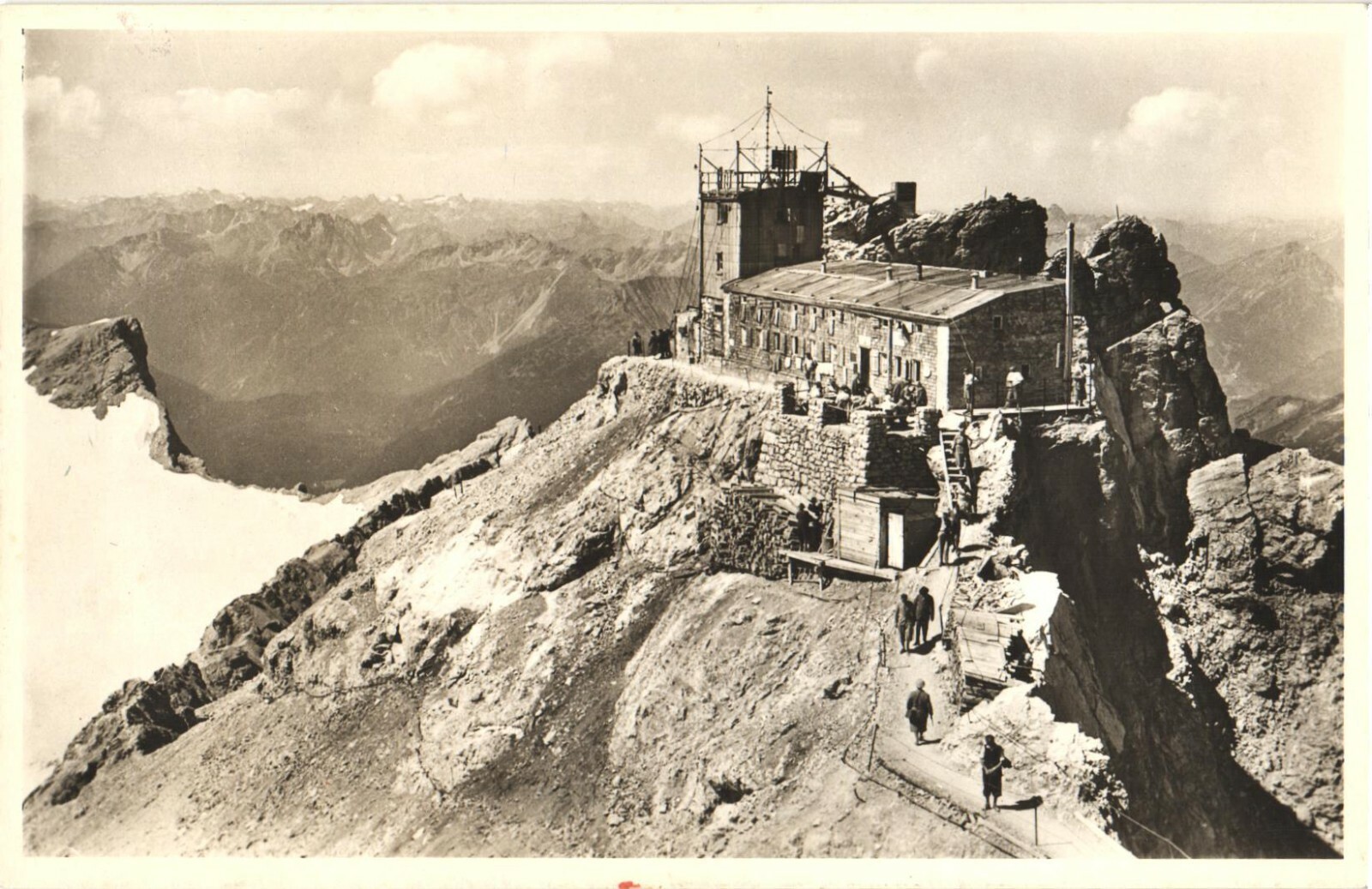 Zugspitze Germany Münchener Haus Summit RPPC Real Photo Postcard c1938 Unused Zugspitze Germany Münchener Haus Summit RPPC Real Photo Postcard c1938 Unused