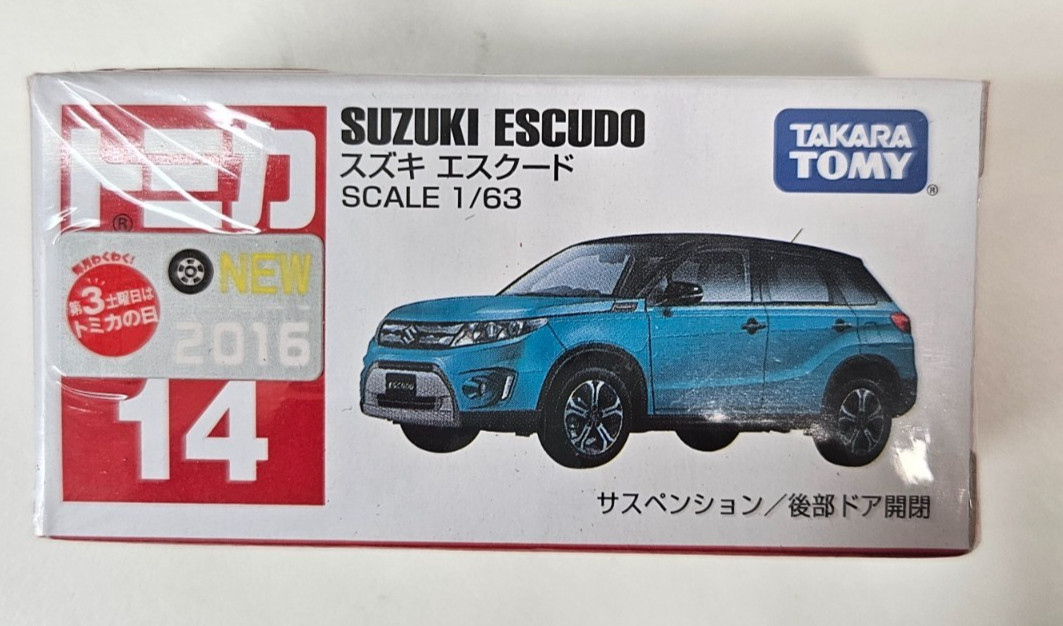 Takara Tomy Tomica 14 Suzuki Escudo Discontinued Product New Sealed Takara Tomy Tomica 14 Suzuki Escudo Discontinued Product New Sealed
