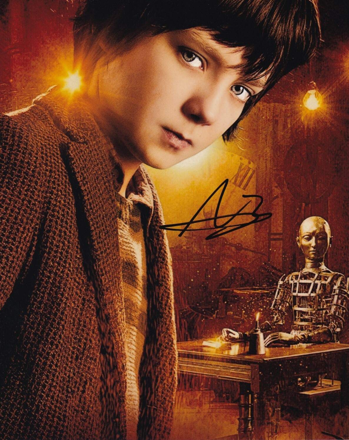 ASA BUTTERFIELD signed autograph 20x25cm Hugo in person autograph COA