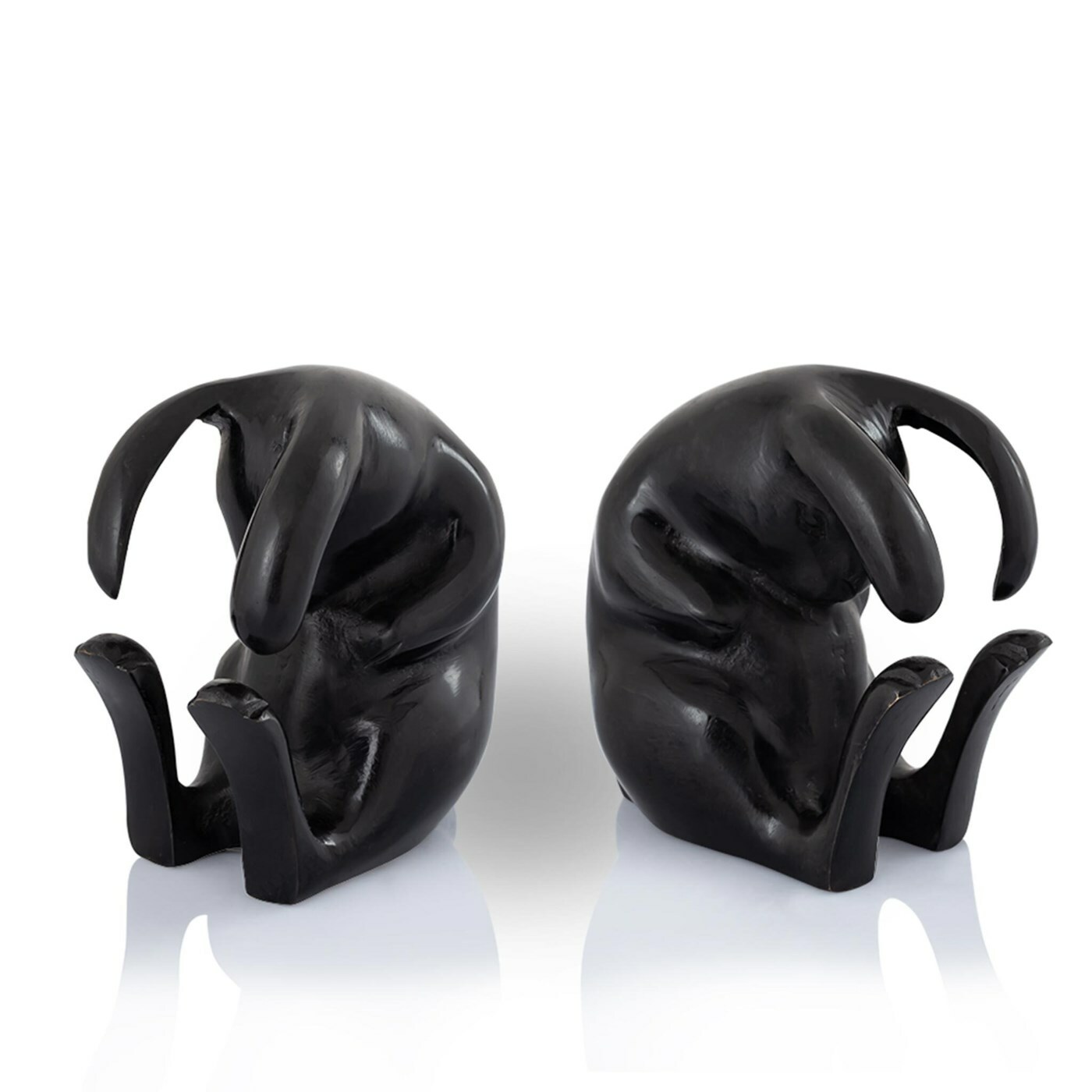 Stylish Brass Beautiful Rabbit Bookends Pair  Nature & Whimsy Indoor Home D�c