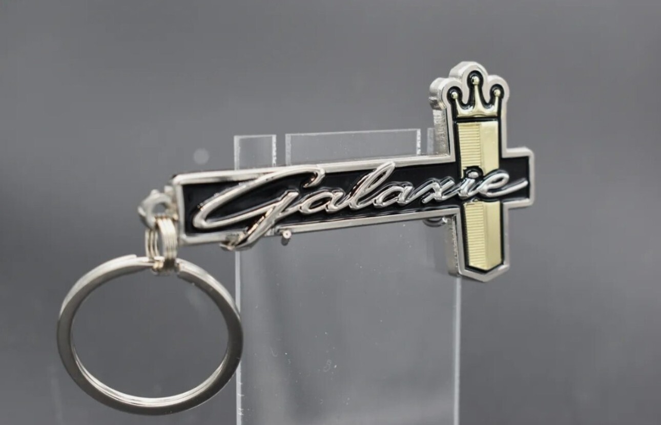 1964 Ford Galaxie emblem, high quality keychain, 9 1964 Ford Galaxie emblem, high quality keychain, 9