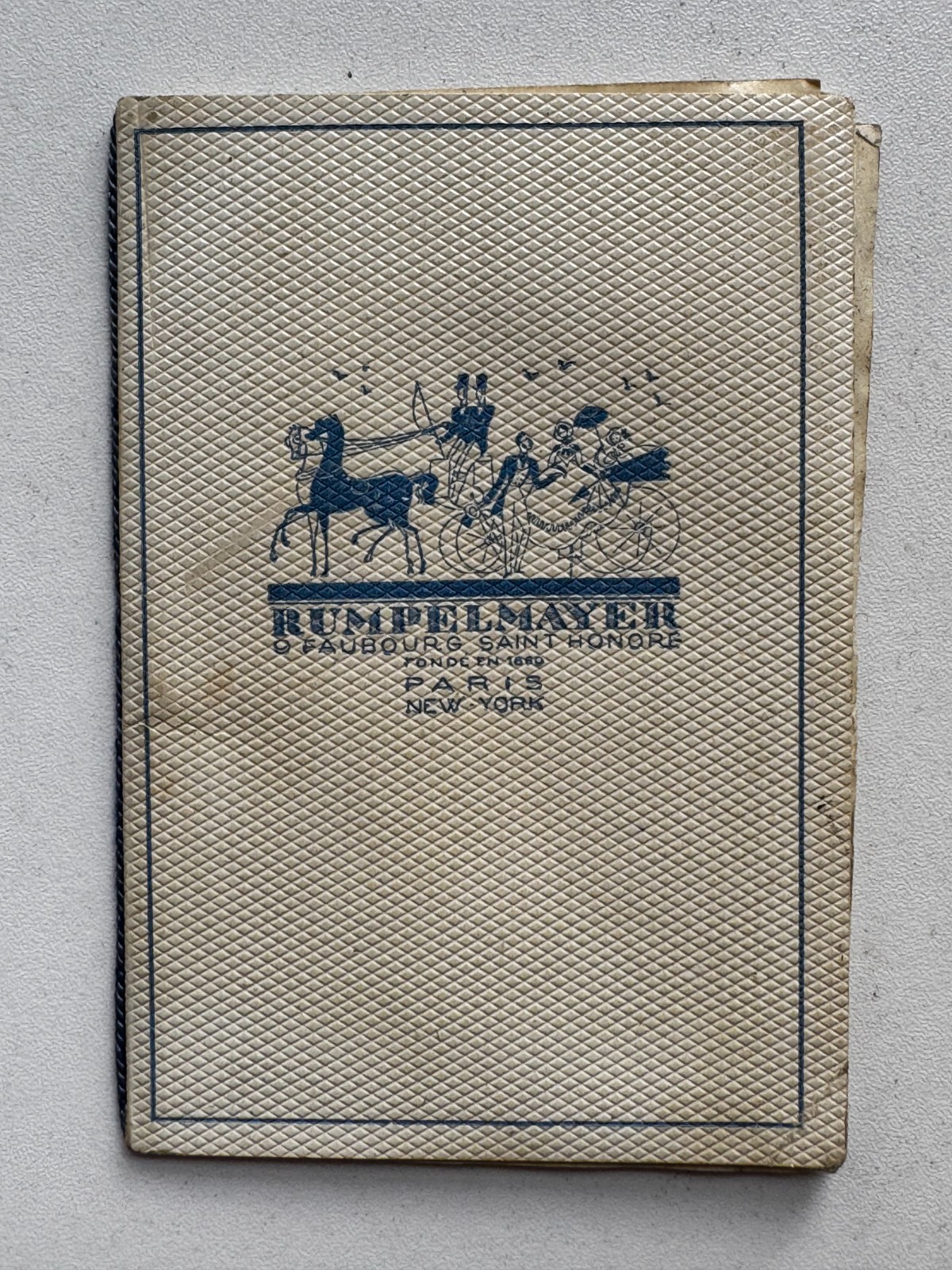 Scarce Vintage 1940s Les Gouters de Rumpelmayer Paris Tea Room Menu 4.5 x 3 Scarce Vintage 1940s Les Gouters de Rumpelmayer Paris Tea Room Menu 4.5 x 3