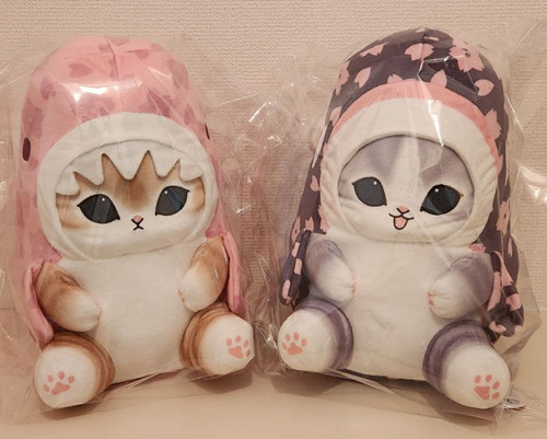 mofusand Orca Shark Nyan BIG Plush doll set of 2 Cherry blossoms mofusand Orca Shark Nyan BIG Plush doll set of 2 Cherry blossoms