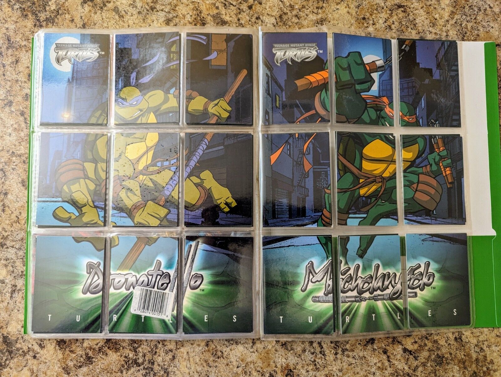 Complete Set - 2003 Fleer Teenage Mutant Ninja Turtles - 125 Trading Cards