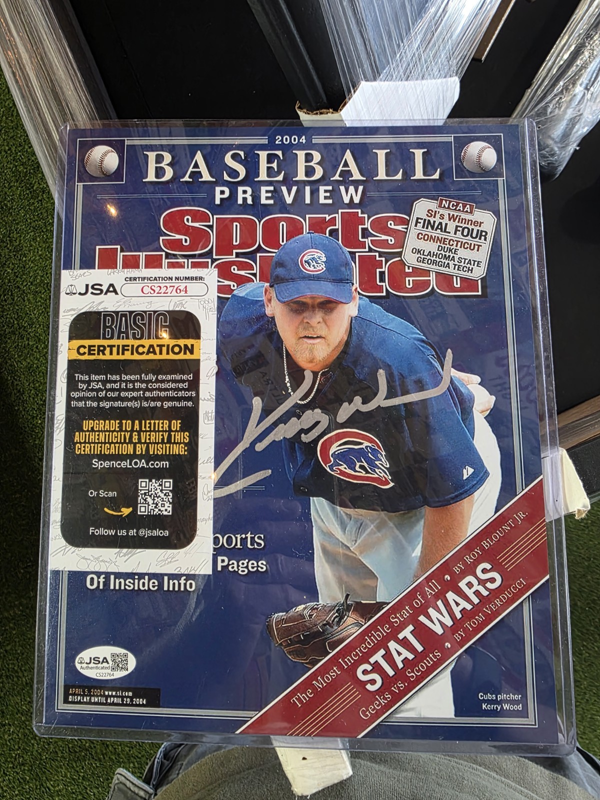 Kerry Wood Signed 8x10 Chicago Cubs Baseball Photo JSA COA Sports Illustrated Kerry Wood Signed 8x10 Chicago Cubs Baseball Photo JSA COA Sports Illustrated