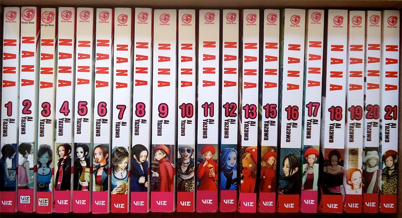 NANA by Ai Yazawa, English Manga Vols 1-13 & 15-21 VG+ (Vols 19&20 New) FreeShpg NANA by Ai Yazawa, English Manga Vols 1-13 & 15-21 VG+ (Vols 19&20 New) FreeShpg