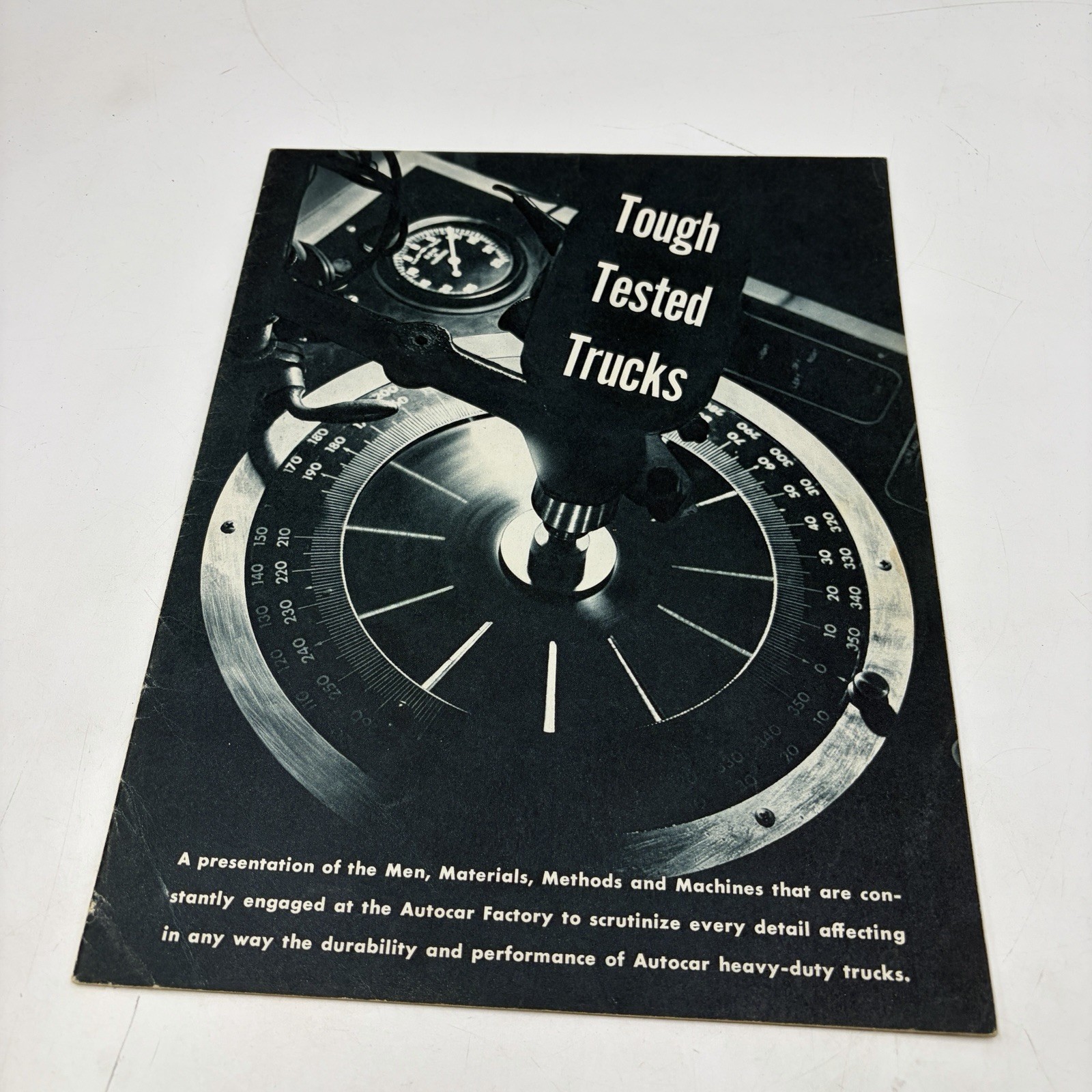 c1949 Autocar Tough Tested Trucks Factory Testing Sales Brochure Ardmore PA c1949 Autocar Tough Tested Trucks Factory Testing Sales Brochure Ardmore PA