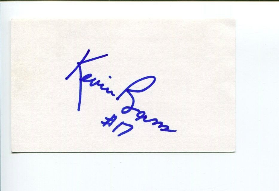 Kevin Bass NY New York Mets Houston Astros San Francisco Giants Signed Autograph