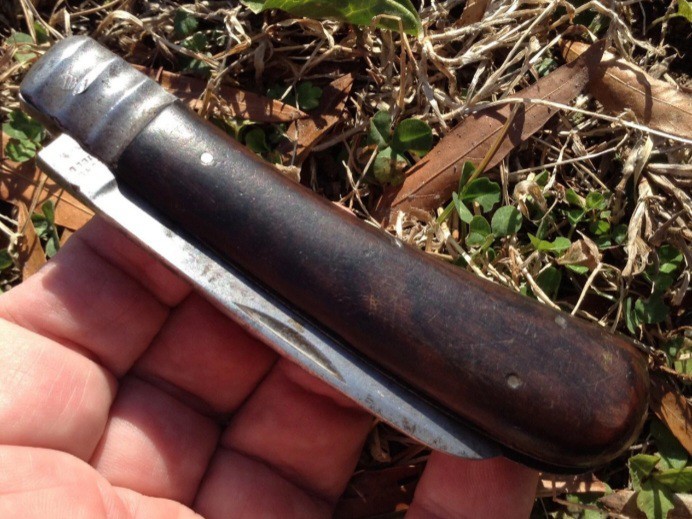 RARE antique OOAK? 1800s T. Brooks Sheffield single blade sailor pocket knife