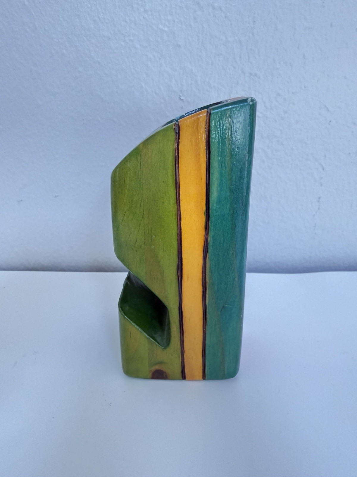 Vintage Caleidoscopio Hand-Painted Wooden Desk Organizer – Bolivia Vintage Caleidoscopio Hand-Painted Wooden Desk Organizer – Bolivia