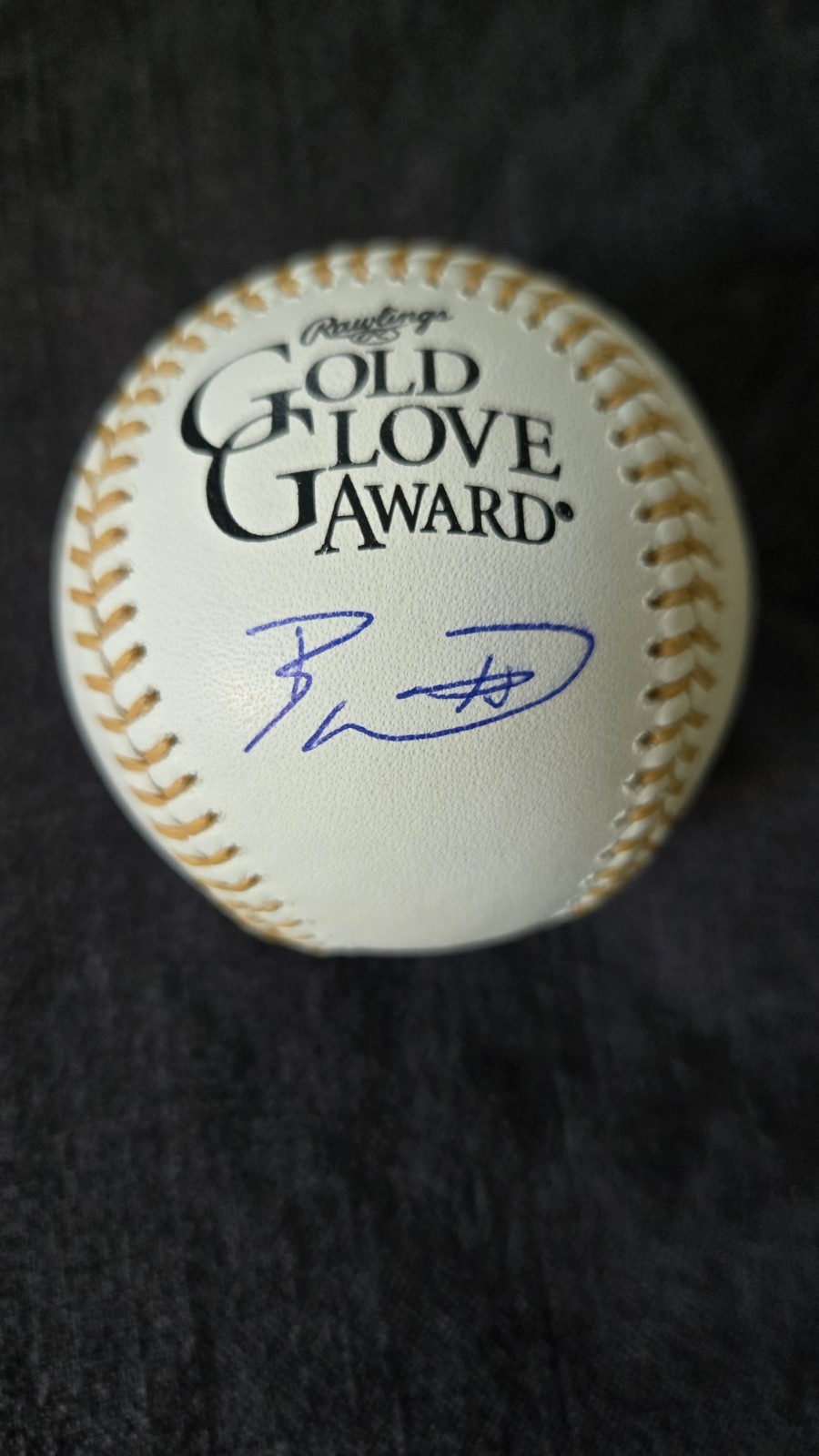 Bobby Witt Jr Signed Autographed Gold Glove Baseball Beckett BAS COA Bobby Witt Jr Signed Autographed Gold Glove Baseball Beckett BAS COA