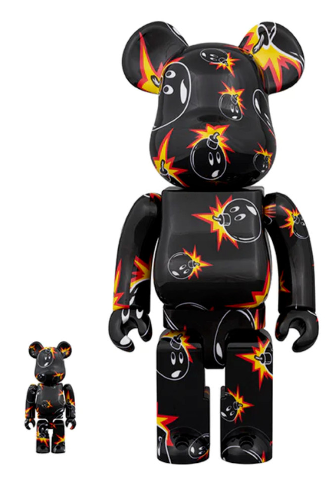 Adam Bomb by The Hundreds x Medicom Bearbrick 100% & 400% New In Box BE@RBRICK