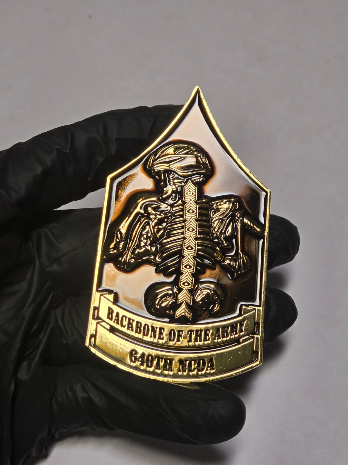 640th NCOA Backbone of the Army Excellence Challenge Coin Tenere a Lineam 640th NCOA Backbone of the Army Excellence Challenge Coin Tenere a Lineam