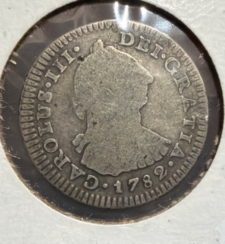 1782 Mo FF Mexico 1 Real Silver Coin-20.2MM—Charles III-KM#78.1 1782 Mo FF Mexico 1 Real Silver Coin-20.2MM—Charles III-KM#78.1