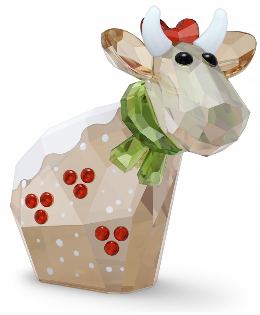 Swarovski Crystal Mo Holiday Annual Edition 2026 Figurine, Gold Tone, 5732599 Swarovski Crystal Mo Holiday Annual Edition 2026 Figurine, Gold Tone, 5732599