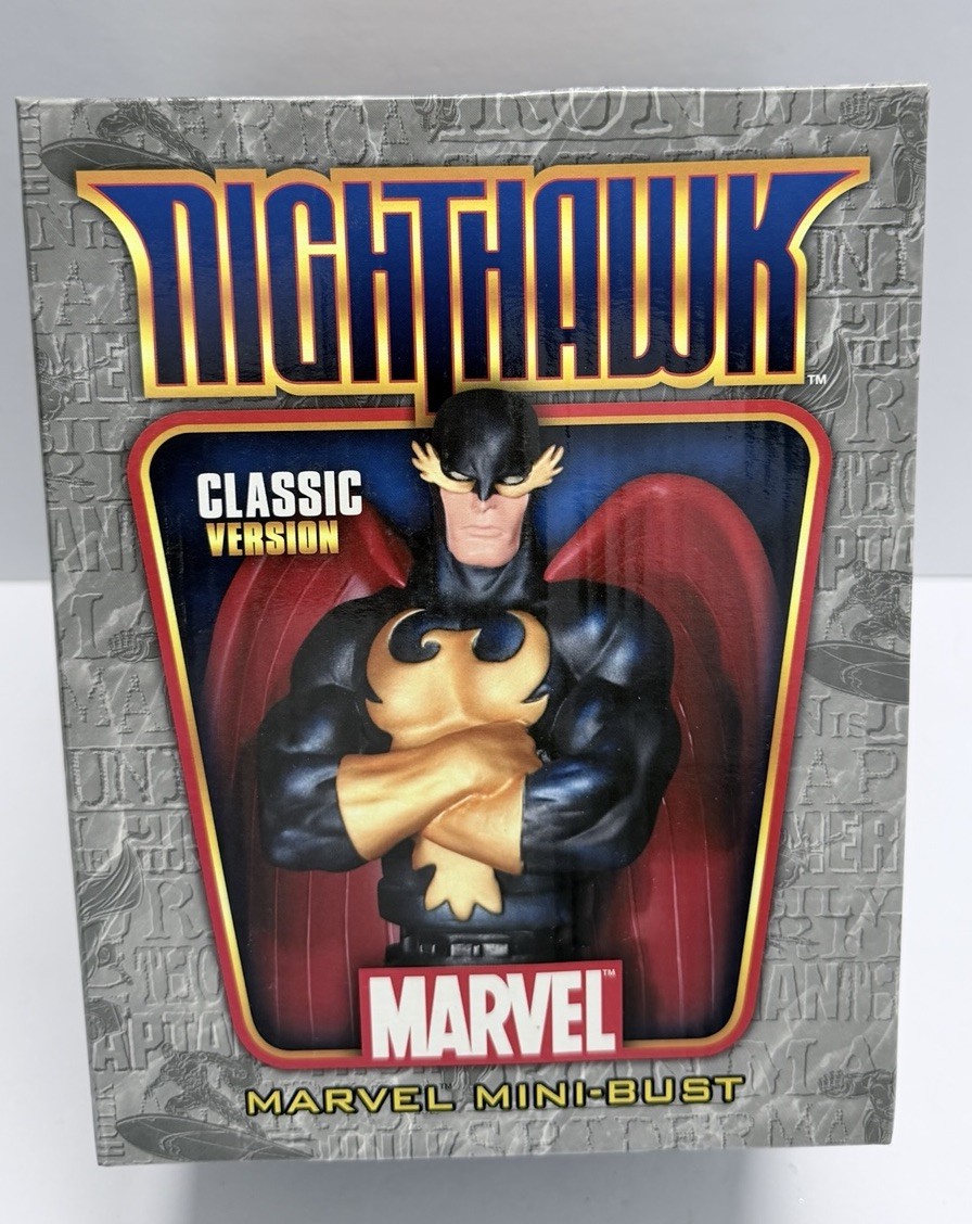 NIGHTHAWK BOWEN DESIGNS MARVEL MINI-BUST CLASSIC VERSION #1129/1500 MIB LTD ED NIGHTHAWK BOWEN DESIGNS MARVEL MINI-BUST CLASSIC VERSION #1129/1500 MIB LTD ED