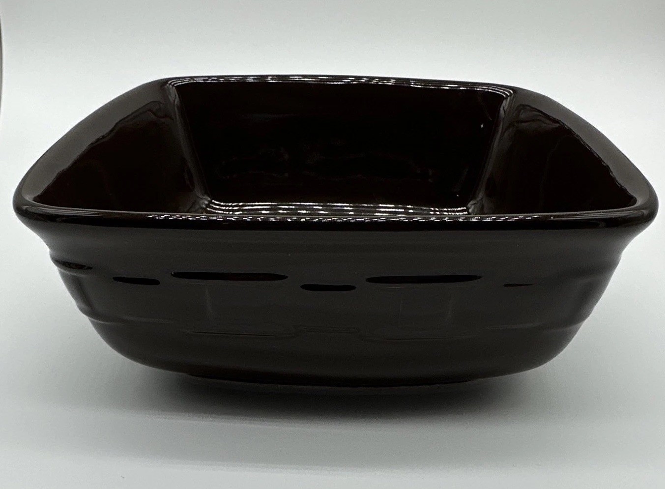 Still in the Box π¦ Longaberger Square Serving Bowl in Chocolate π« Still in the Box π¦ Longaberger Square Serving Bowl in Chocolate π«