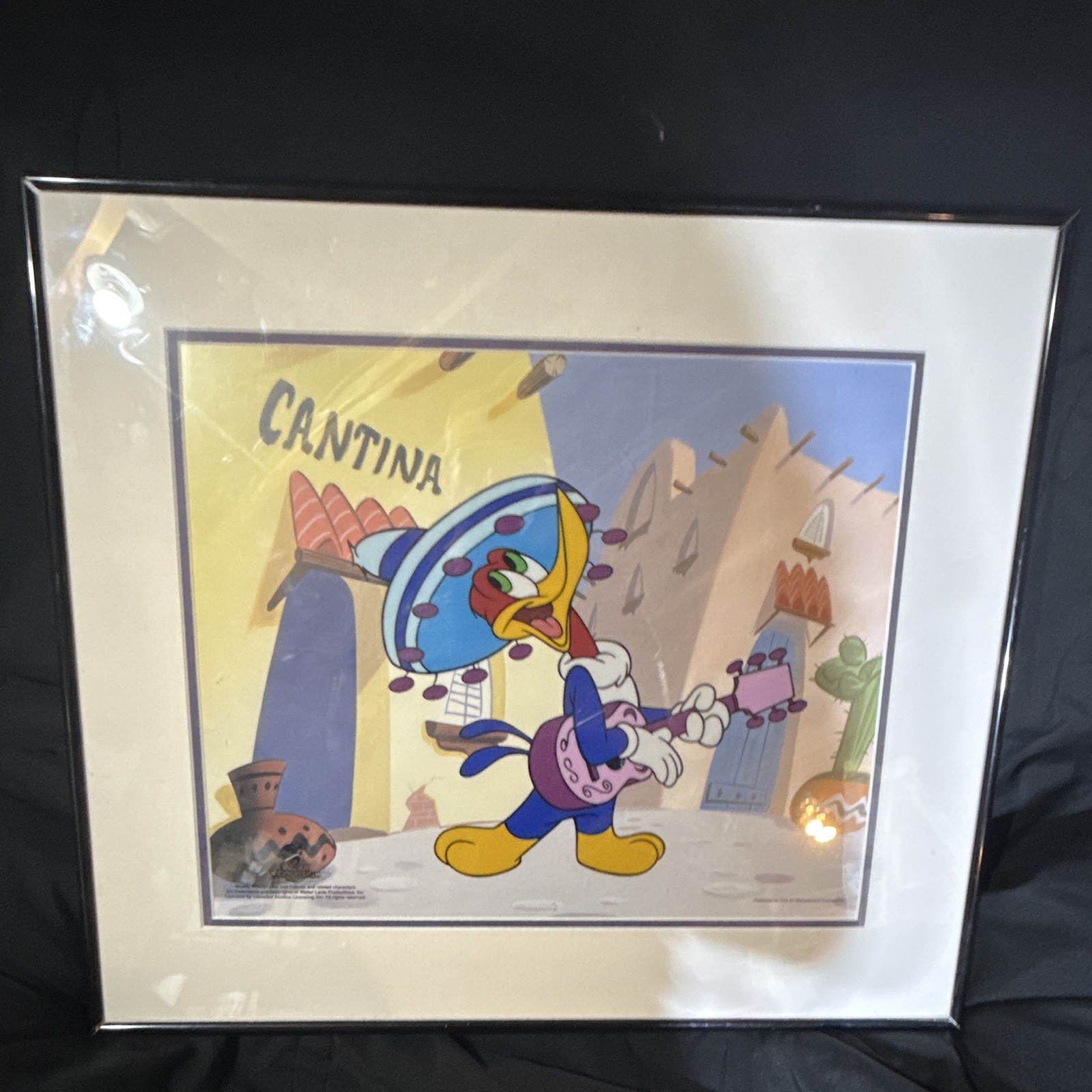 Park West Gallery Woody Woodpecker South of the Border Sericel Framed COA Park West Gallery Woody Woodpecker South of the Border Sericel Framed COA