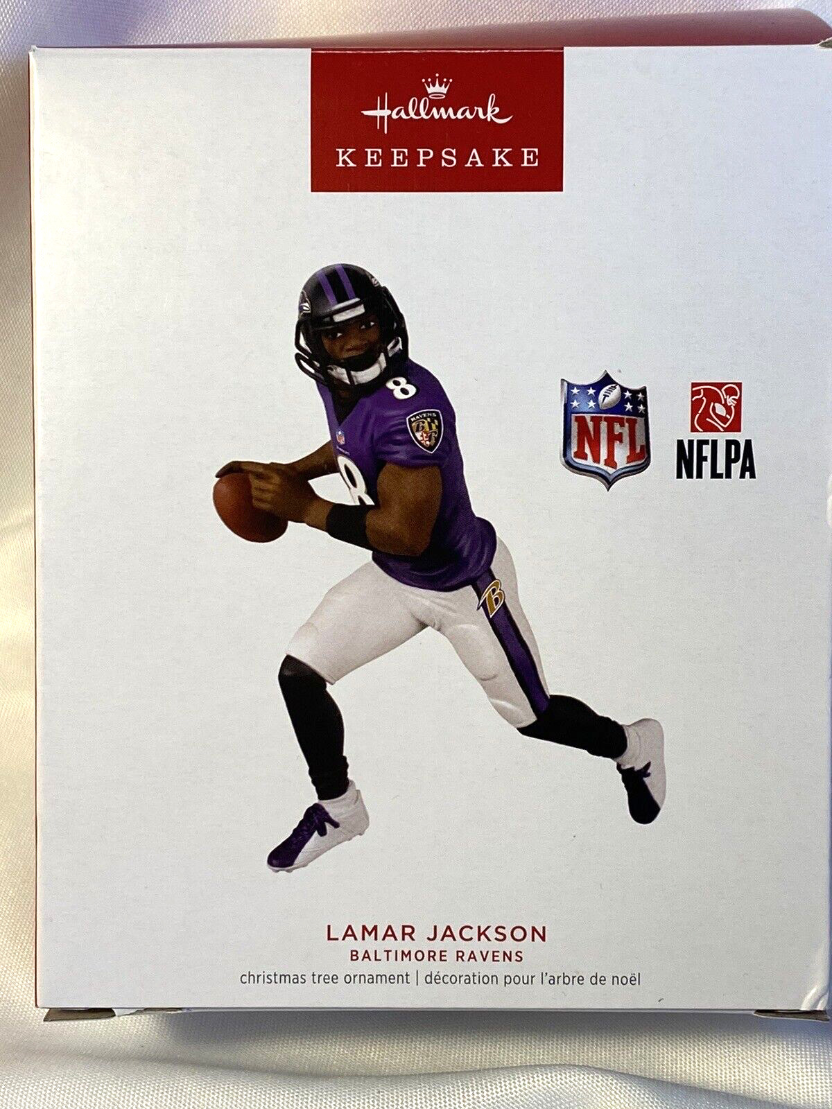 Hallmark Keepsake Ornament 2023 NFL Lamar Jackson Baltimore Ravens NIB