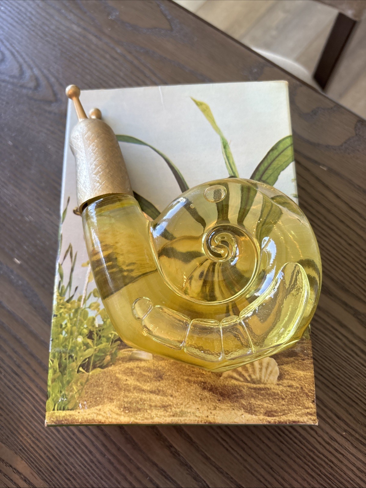 Vintage Avon Skin So Soft Bath Oil 6oz Glass Snail Bottle Full with Original Box Vintage Avon Skin So Soft Bath Oil 6oz Glass Snail Bottle Full with Original Box