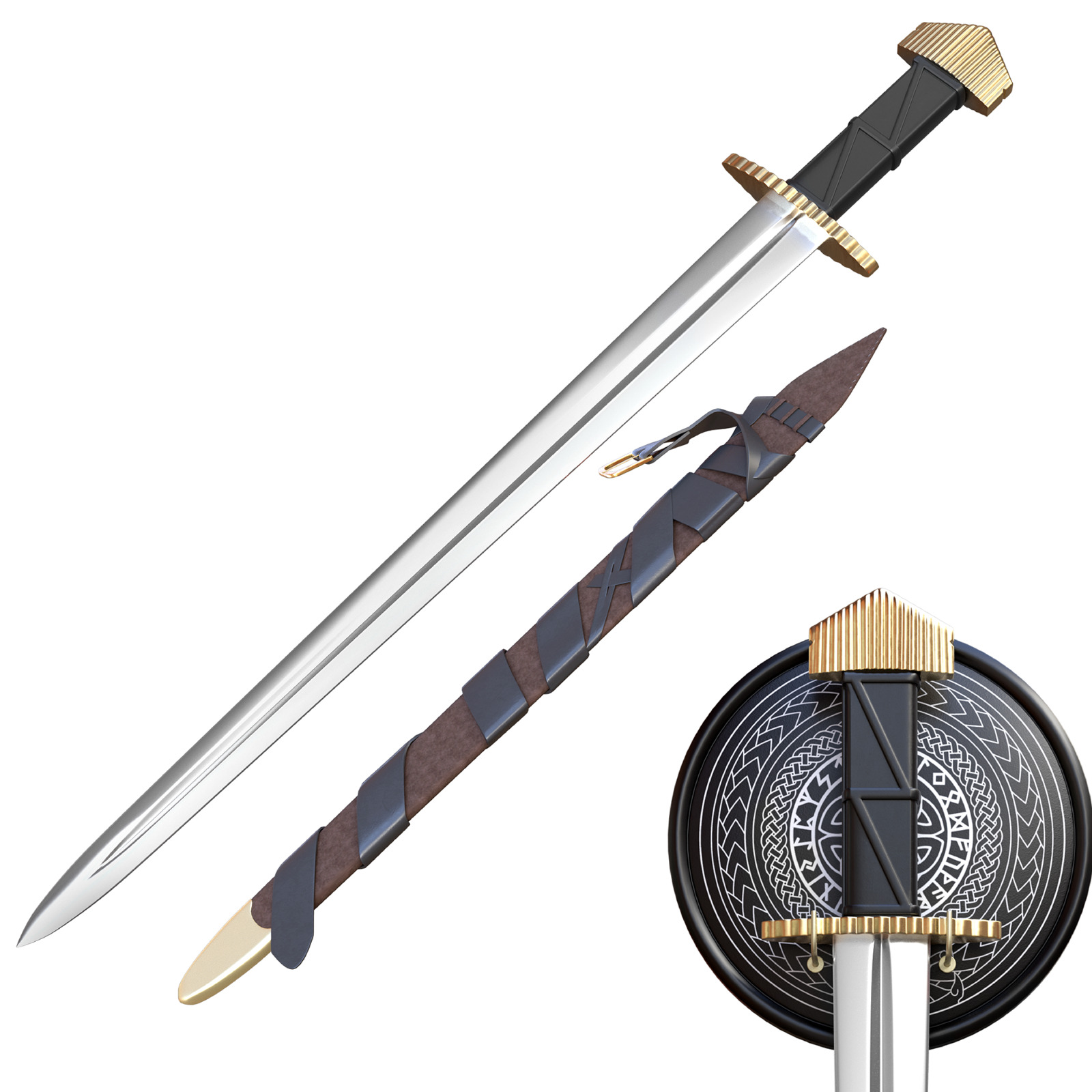 Viking Culture Sword - Battle Ready Weapons for LARP Play & Medieval Reenactment